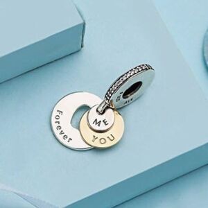 Pandora Women's Me You Forever Dangle Charm 925 ALE Sterling Silver Charm
